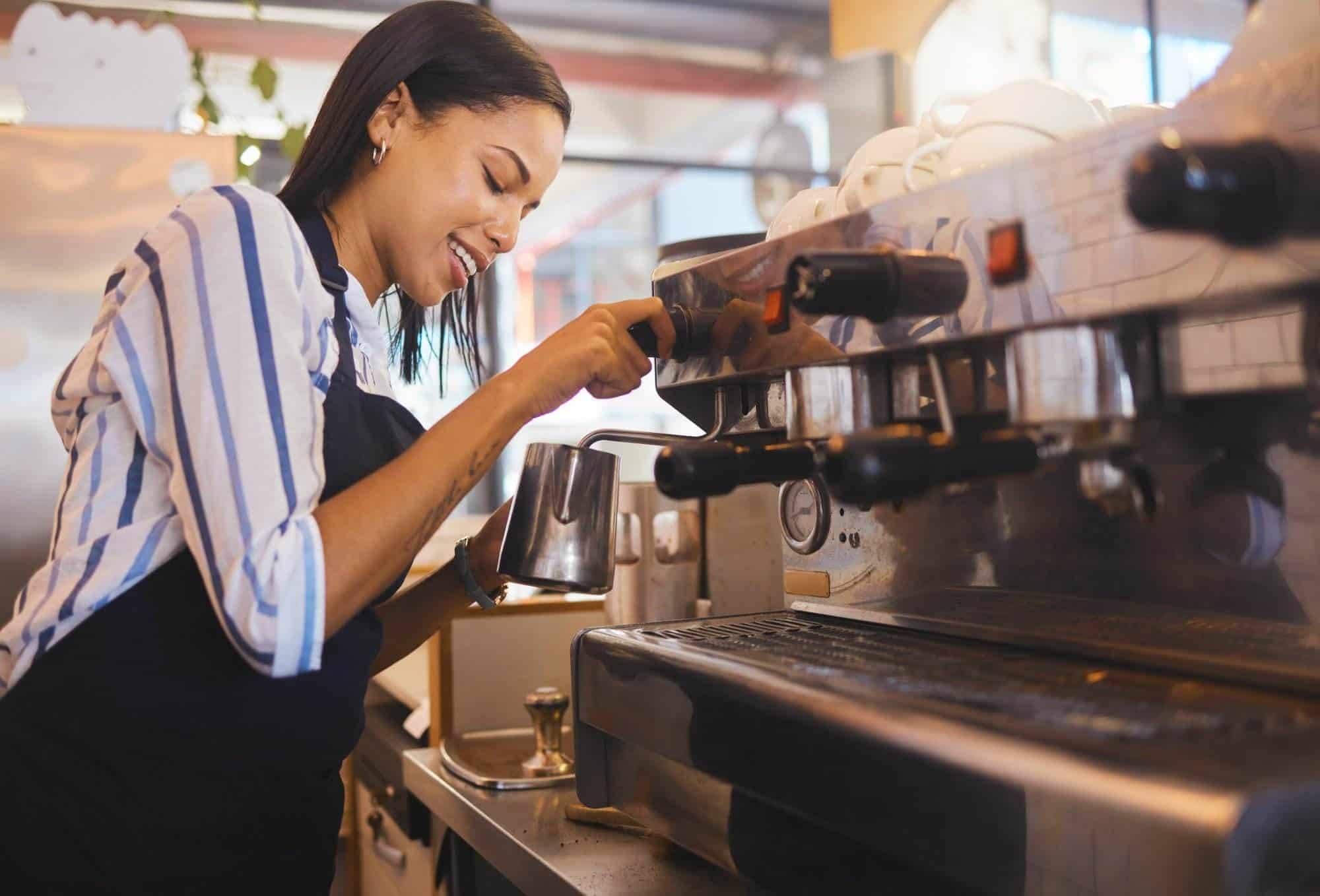 A website designed for a cafe or restaurant