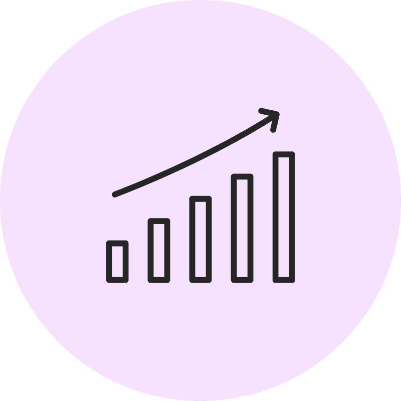 Annual report and template design icon
