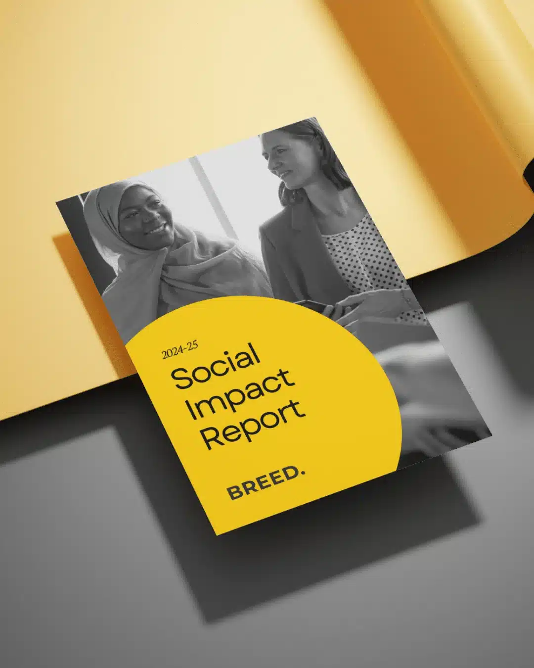Printed report cover designed by MindSite