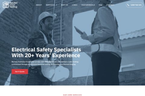 Assured Asset Testing website by MindSite
