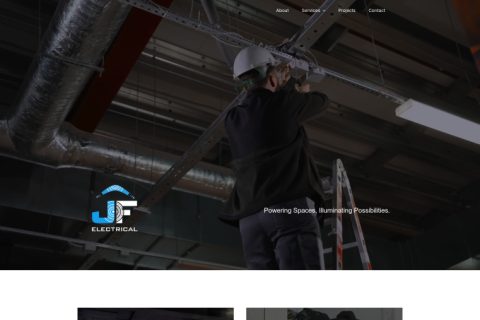 JF Electrical website by MindSite