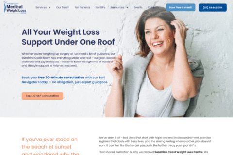 Medical Weight Loss website by MindSite